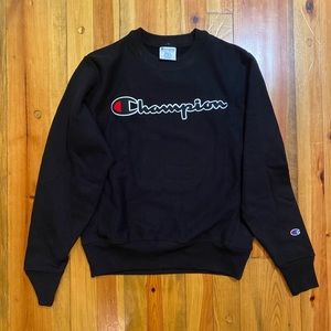 black champion pullover